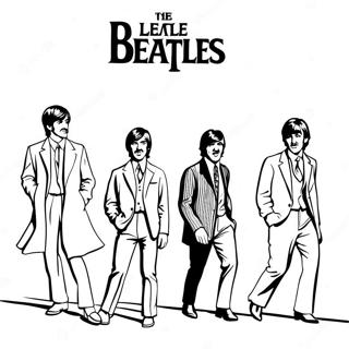 Buntes Beatles Albumcover Ausmalbild 126702-60367