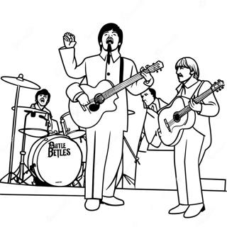 Beatles Im Konzert Ausmalbild 126703 60371