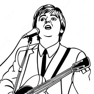 Paul Mccartney Singt Ausmalbild 126705-60378