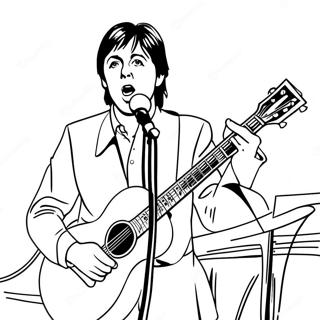 Paul Mccartney Singt Ausmalbild 126705-60379