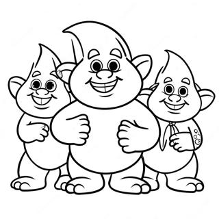 Trolls Singendes Ausmalbild 127041-60638