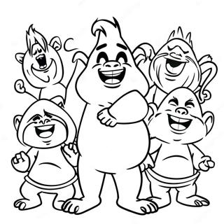 Trolls Singendes Ausmalbild 127041-60640