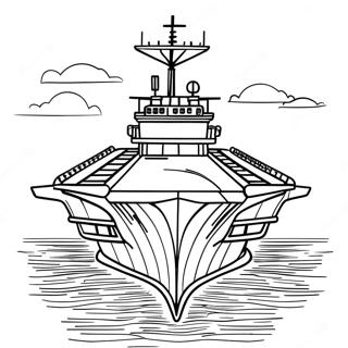 Flugzeugtrager Auf See Ausmalbild 127194-60753