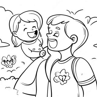 Positive Botschaft Anti Mobbing Ausmalbild 127217 60767