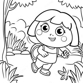 Dora Erkundet Den Dschungel Ausmalbild 127244-60790