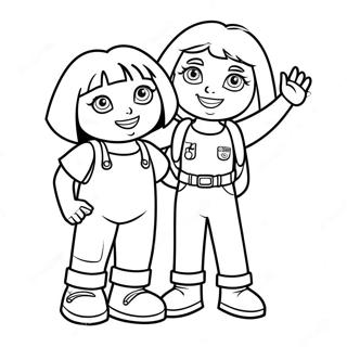 Dora Und Boots Ausmalbild 127245-60795