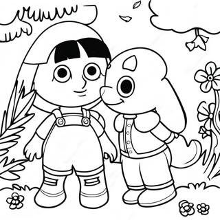 Dora Und Boots Ausmalbild 127245-60796