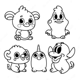 Frohliche Disney Baby Monster Ausmalbild 127556 61166