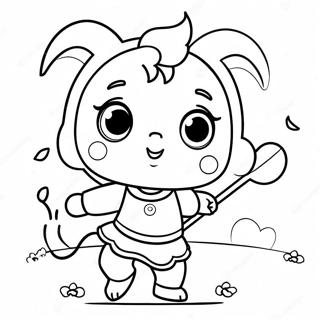 Ni Hao Kai Lan Spielt Mit Yeye Ausmalbild 127633-61100