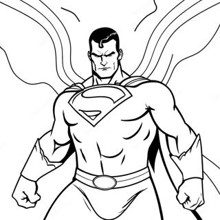 Black Adam Mit Blitz Ausmalbild 128095 61577