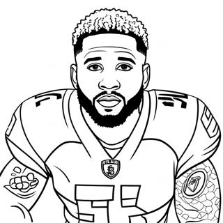 Odell Beckham Jr Ausmalbilder