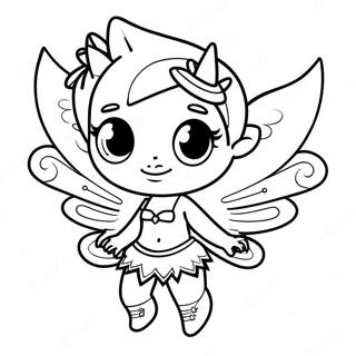 Punk Goth Fee Mit Flugeln Ausmalbild 129331 62545