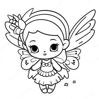 Punk Goth Fee Mit Flugeln Ausmalbild 129331 62547