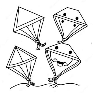 Niedliche Drachen Im Himmel Ausmalbild 129508-62685