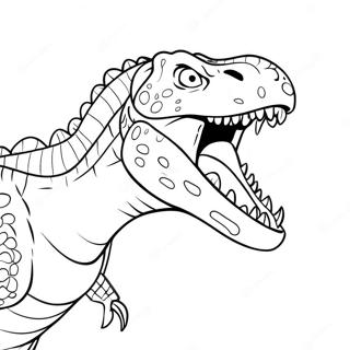 Indoraptor Brullendes Ausmalbild 129634 62776