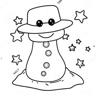 Traumender Sandmann Mit Sternen Ausmalbild 129968-63035