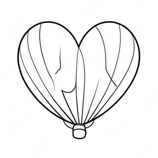 Herzballon Ausmalbilder