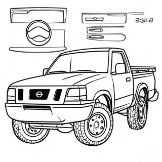 Nissan Lkw Ausmalbild 130741-63641