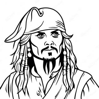 Jack Sparrow In Aktion Ausmalbild 130920-63773