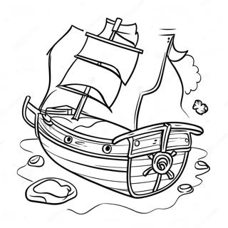 Piraten Schatzkarte Ausmalbild 130922-63782