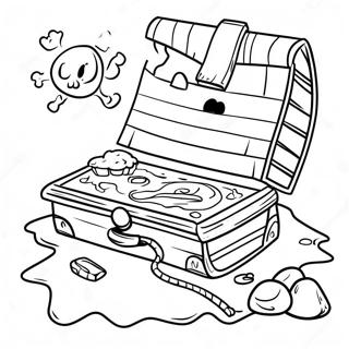 Piraten Schatzkarte Ausmalbild 130922-63784