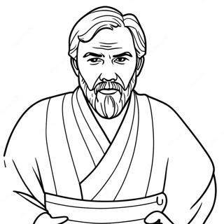 Obi Wan Kenobi Ausmalbild 131048-63870