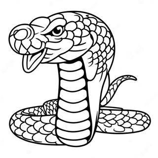 Wutende Klapperschlange Bereit Zum Angriff Ausmalbild 131461-64193