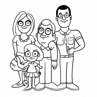 Eigenartige American Dad Familie Ausmalbild 131487-64216
