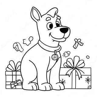 Scooby Doo Weihnachten Ausmalbilder