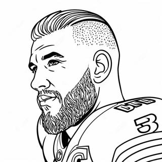 Travis Kelce Ausmalbild 131691-64368