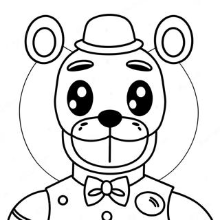 Abenteuerlicher Mond Fnaf Charakter Ausmalbild 131953-64577