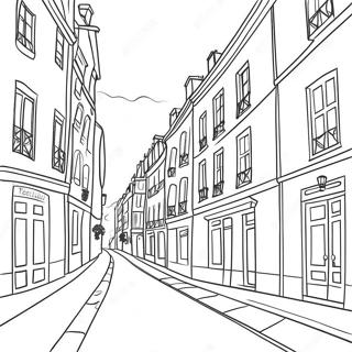 Schone Pariser Strassen Ausmalbild 132617 65095