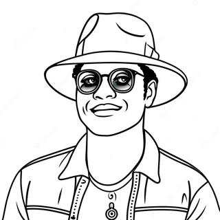 Bruno Mars Ausmalbilder