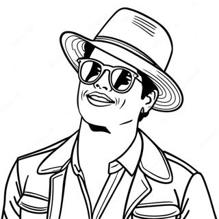 Bruno Mars Ausmalbild 132692-65147