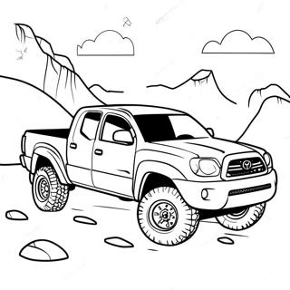 Toyota Tacoma Ausmalbilder