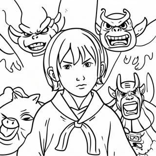 Giyu Tomioka Gegen Damonen Ausmalbild 132876-65297