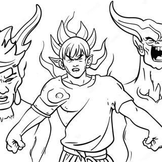 Giyu Tomioka Gegen Damonen Ausmalbild 132876-65298