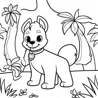 Animal Jam Dschungelszene Ausmalbild 132902 65322