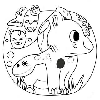 Ovale Tiere Ausmalbild 132928-65344