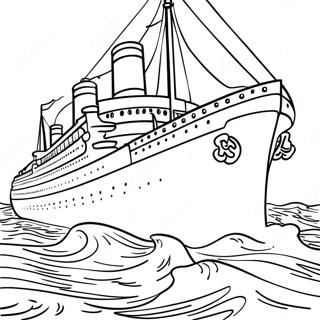 Britannic In Sturmischer See Ausmalbild 133056-65437