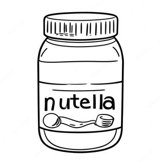 Nutella Ausmalbilder