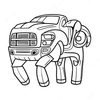 Ram Truck Ausmalbild 133209-65548