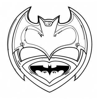 Batman Logo Ausmalbilder