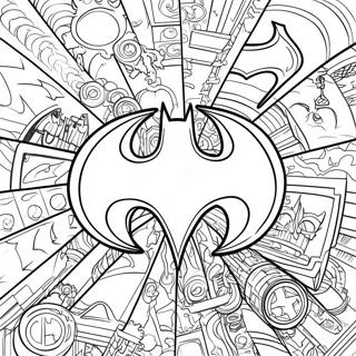 Batman Logo Ausmalbild 133311-65624