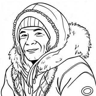 Eskimos Ausmalbild 133412-65703