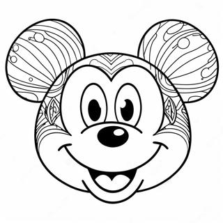 Micky Maus Gesicht Ausmalbilder