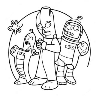 Futurama Ausmalbild 133774-65981