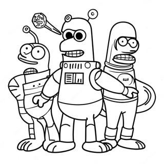 Futurama Ausmalbild 133774-65983