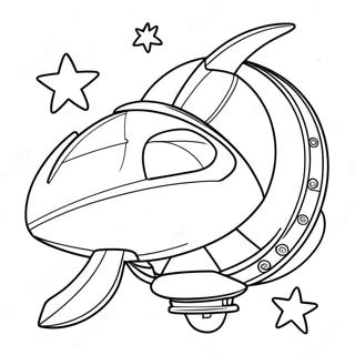 Futurama Planet Express Schiff Ausmalbild 133778-65997