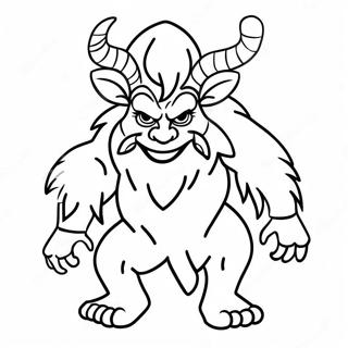 Krampus Ausmalbilder